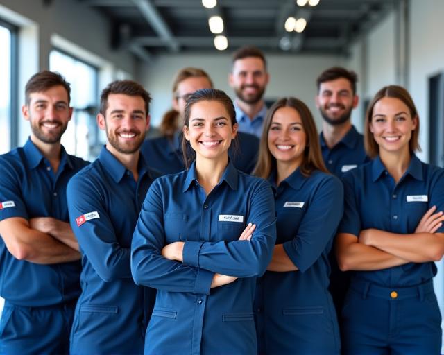 Équipe professionnelle Lavage Auto Lumière
